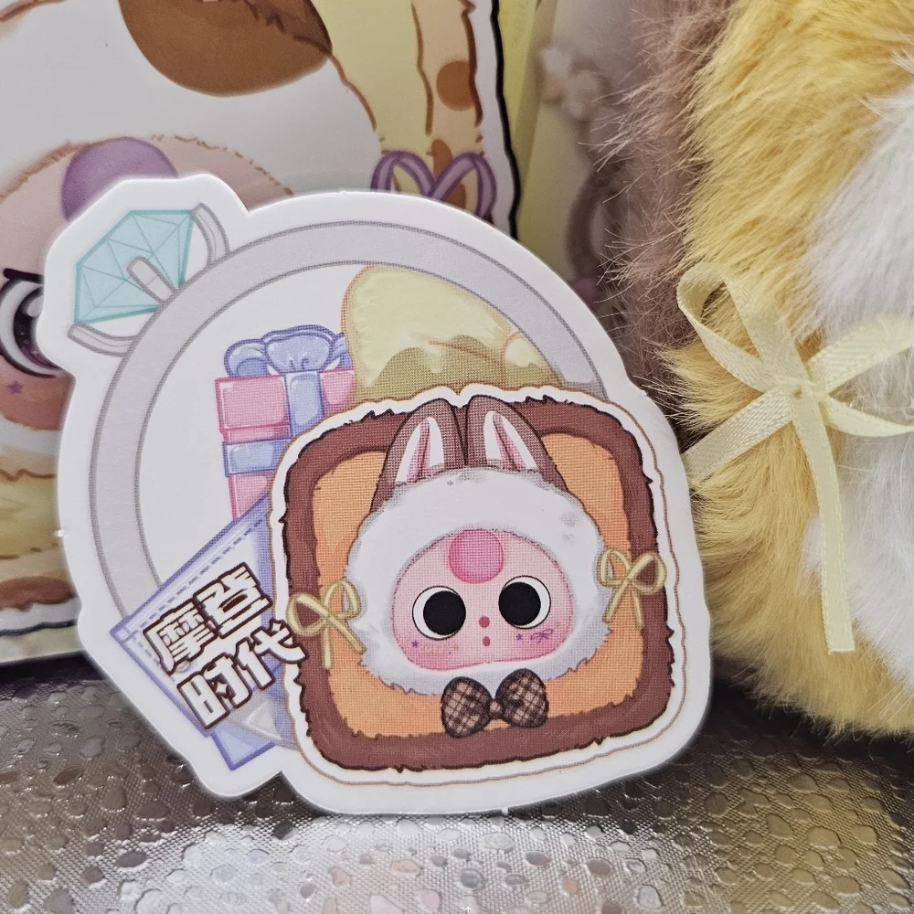 BabyThree Jewelry Box Plush Bunny Case w/ Box & Cards NEW Cute Collector - Picture 3 of 5